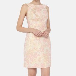 Tahari brocade floral dress